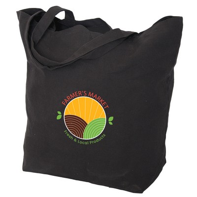 10 oz Cotton Canvas Tote Bag: Premium 20" W X 17.5" H